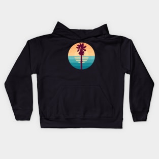 Summer Palm Tree Kids Hoodie